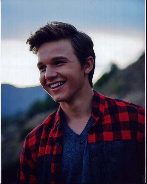 Gavin Macintosh Smiling In Red Plaid Shirt Photo Print