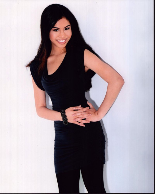 Ashley Argota In Black Dress With Hands On Hip Photo Print - Item # MVM58778