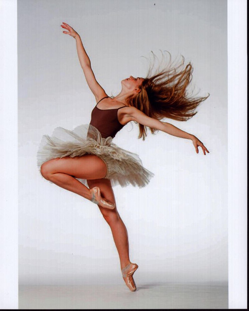 Laura Linda Bradley Dancing In Leotard And Tutu Photo Print