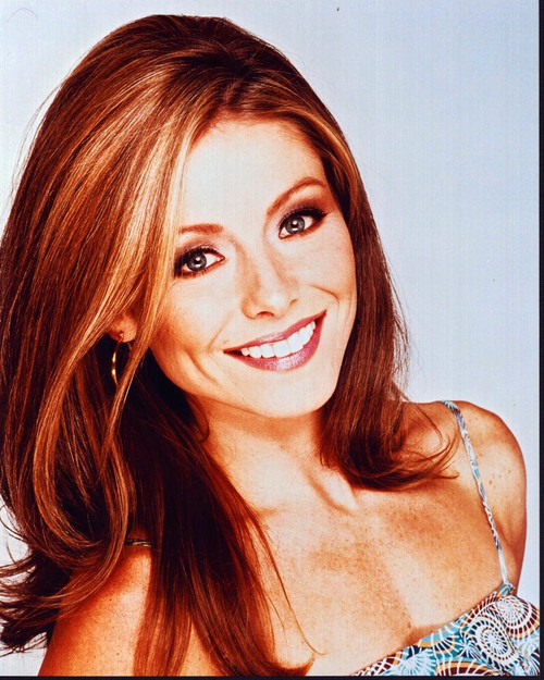 Kelly Ripa Headshot In Multi Colored Top Photo Print - Item # MVM56469