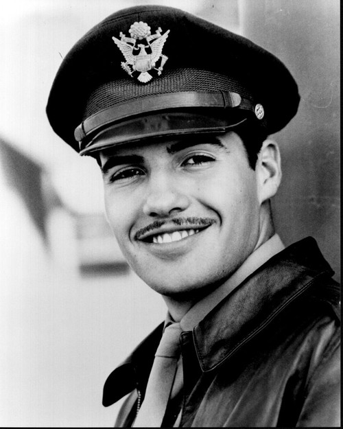 Billy Zane Smiling In Uniform For Memphis Belle Black And White Photo Print - Item # MVM57017
