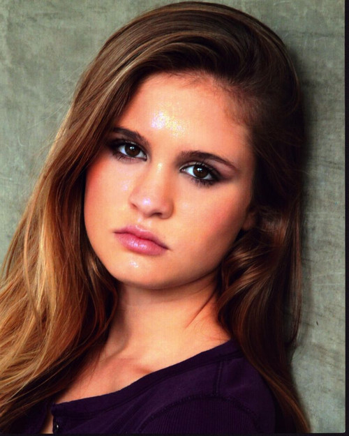 Teagan Sirset Headshot In Purple Top Photo Print