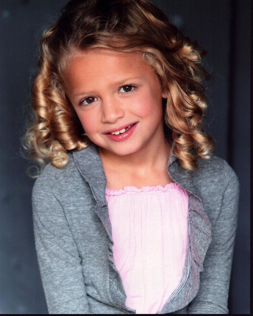 Giselle Eisenberg In Gray Sweater Photo Print - Item # MVM58767