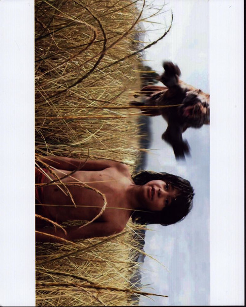 Idris Elba And Neel Sethi In The Jungle Book Photo Print