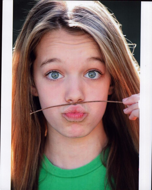 Sadie Calvano Making A Face With Stick Photo Print - Item # MVM58709