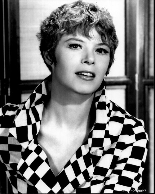 Shani Wallis In Checkered Jacket Black And White Photo Print - Item # MVM56437