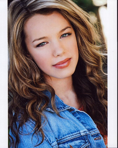 Sadie Calvano Headshot In Denim Jacket Photo Print