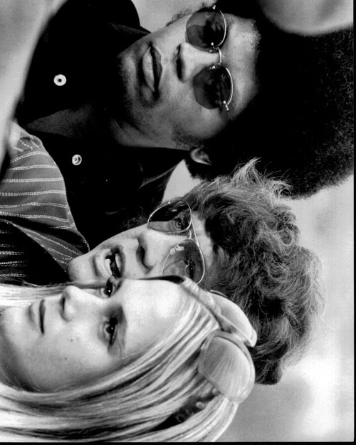Clarence Williams Iii, Michael Cole And Peggy Lipton Closeup In Mod Squad Black And White Photo Print - Item # MVM56396