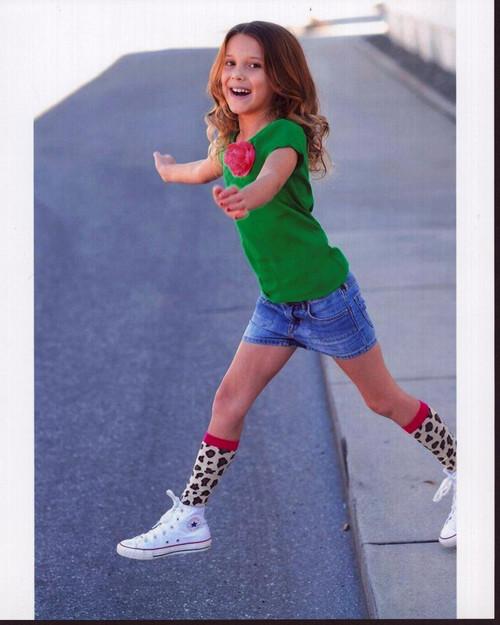 Millie Bobby Brown In Green Top And Shorts Photo Print - Item # MVM58606