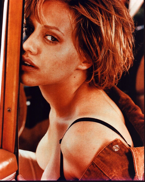 Brittany Murphy With Brown Jacket Off Shoulder Photo Print - Item # MVM60007