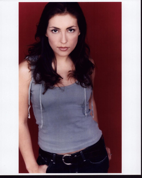 Iyari Limon In Jeans And Gray Sleeveless Top Photo Print - Item # MVM56362
