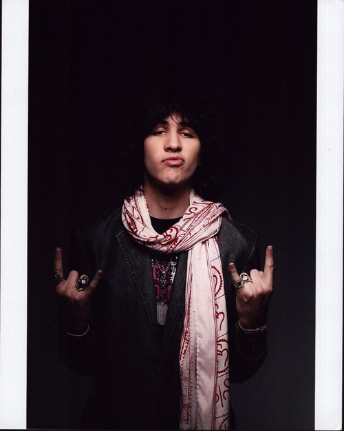 Nick Simmons With Scarf Photo Print