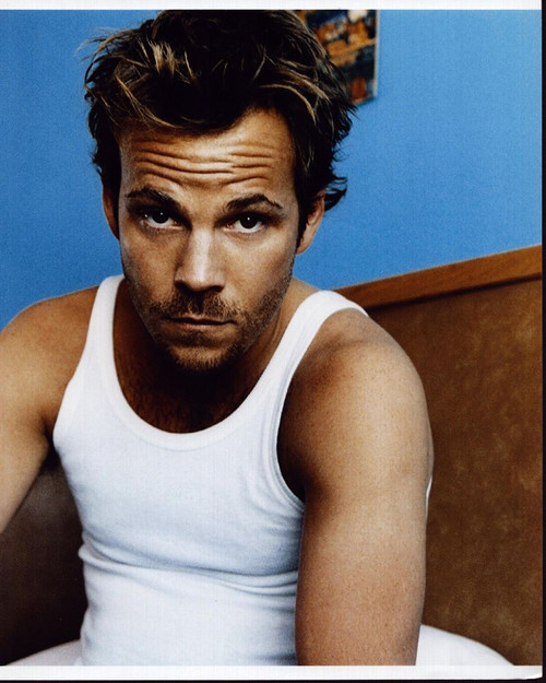 Stephen Dorff Sitting In White Tank Top Photo Print
