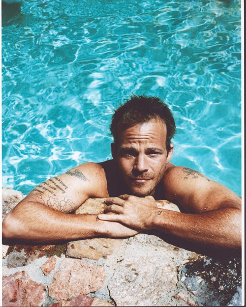 Stephen Dorff Leaning On Side Of Pool Photo Print