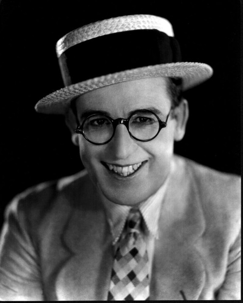 Harold Lloyd Headshot In Straw Hat Photo Print