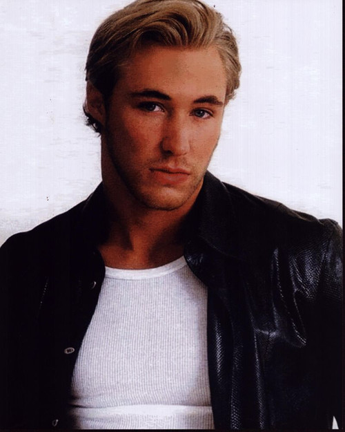 Kyle Lowder In Black Leather Jacket Photo Print