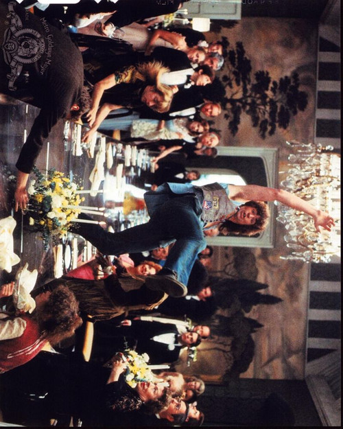 Treat Williams On Table In Hair Photo Print