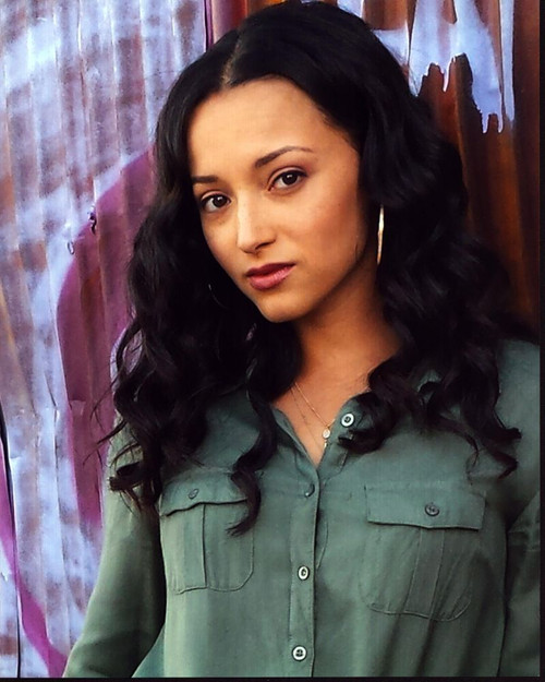 Danielle Vega In Green Button Down Top Photo Print