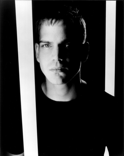 Scott Bairstow Posed For Harsh Realm Black And White Photo Print - Item # MVM70266