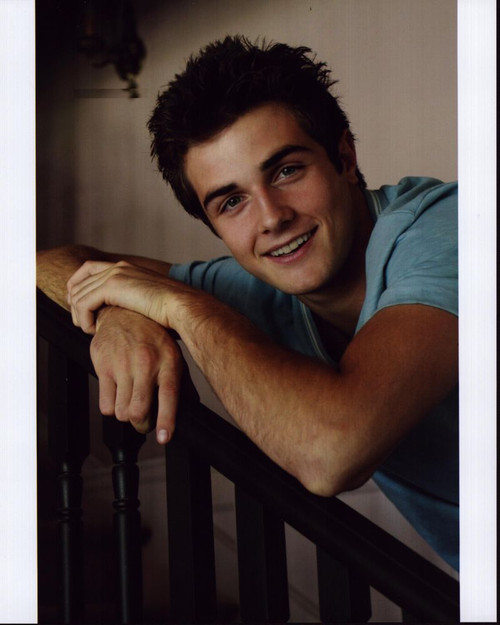 Beau Mirchoff Leaning On Railing Photo Print