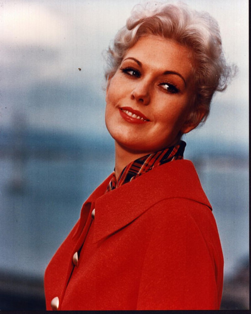 Kim Novak In Red Jacket On Set Of Vertigo Photo Print - Item # MVM70244