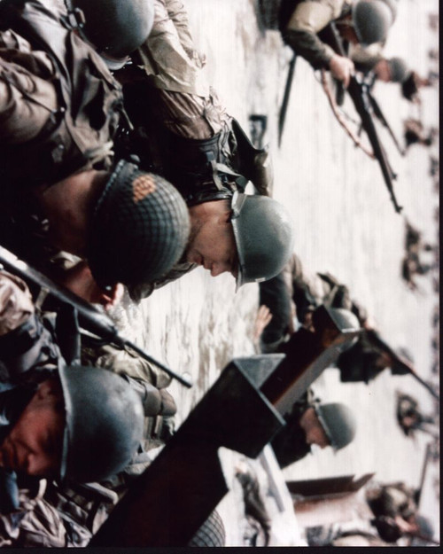 Tom Hanks With Soldiers In Water In Saving Private Ryan Photo Print