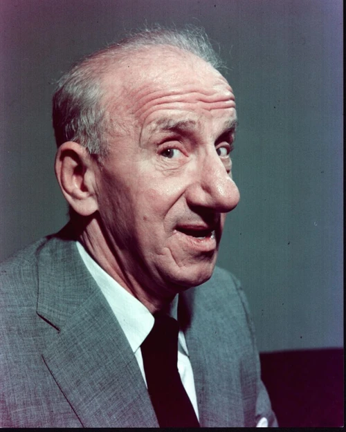 Jimmy Durante In Gray Suit Photo Print
