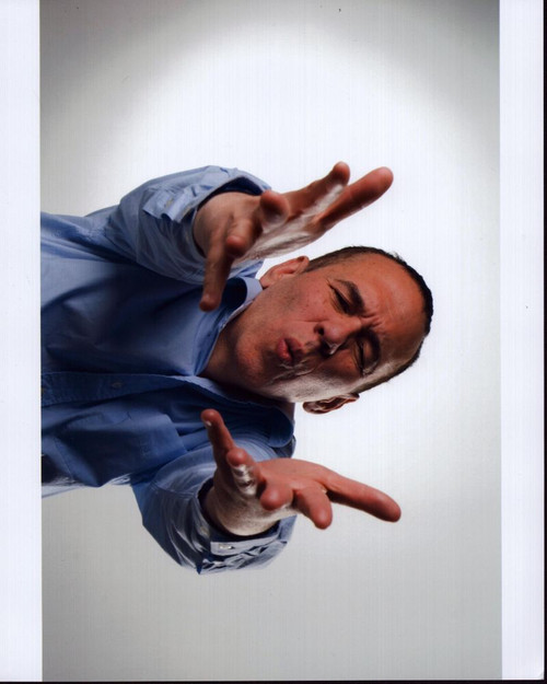 Gilbert Gottfried In Blue Top With Arms Out Photo Print