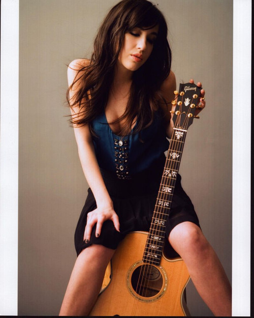 Kate Voegele Sitting With Guitar Photo Print - Item # MVM55789