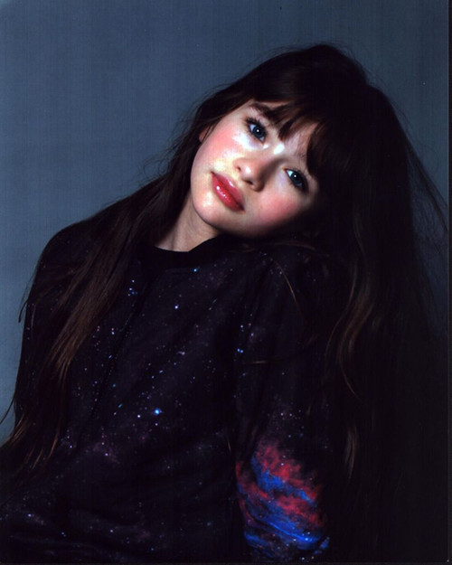 Malina Pauli Weissman In Galaxy Print Top Photo Print - Item # MVM55754