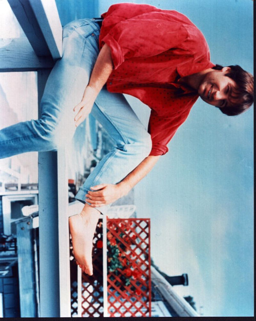 David Duchovny Sitting On Deck Railing Photo Print