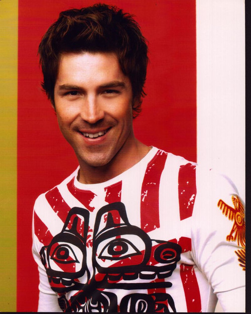 Kyan Douglas In Red And White Shirt Photo Print