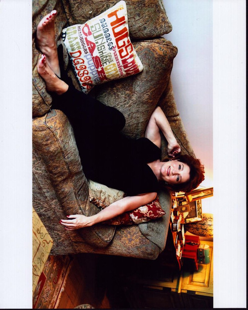 Kate Mulgrew Sitting On Couch Photo Print