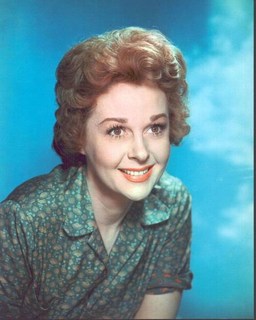 Susan Hayward Headshot In Green Paisley Top Photo Print