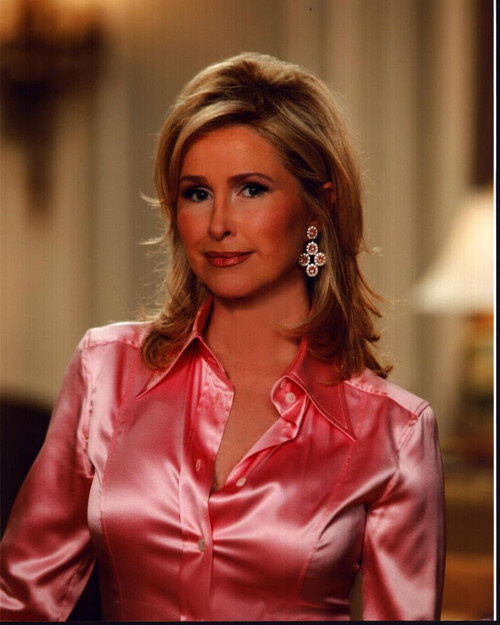 Kathy Hilton Headshot In Pink Silk Shirt Photo Print