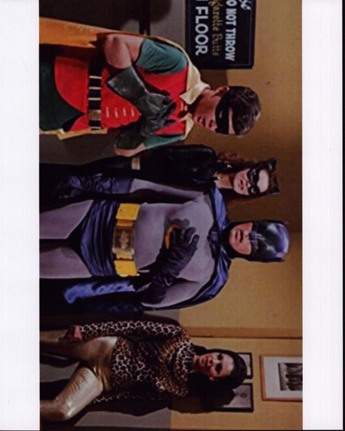 Burt Ward, Julie Newmar, Adam West And Sharyn Wynters In Batman Photo Print