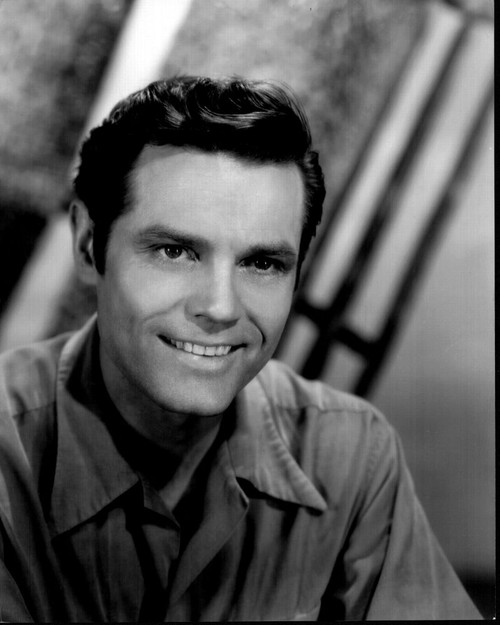 Jack Lord Headshot Black And White Photo Print