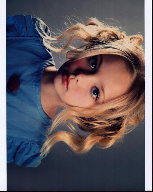 Amiah Miller Headshot In Blue Dress Photo Print - Item # MVM58034