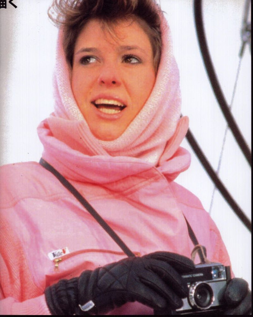 Kristy Mcnichol In Pink Snowsuit With Camera In Just The Way You Are Photo Print - Item # MVM57604