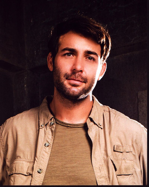 James Wolk In Tan Button Down Photo Print