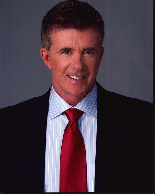 Alan Thicke In Suit With Red Tie Photo Print