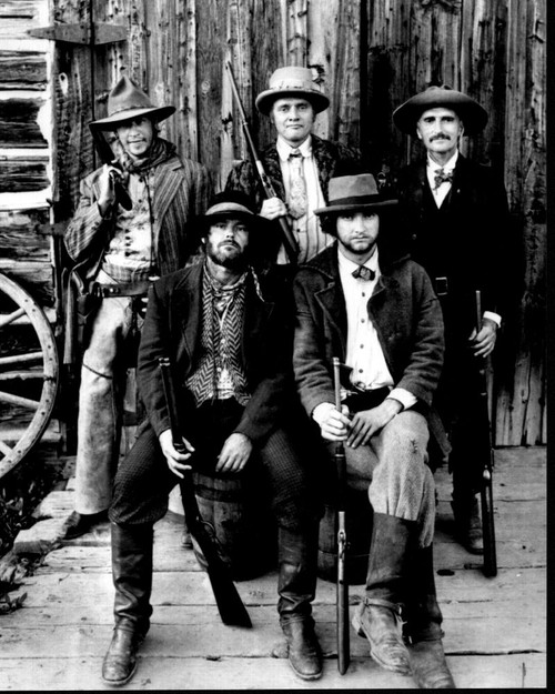 Group Posed In The Missouri Breaks Black And White Photo Print - Item # MVM57487