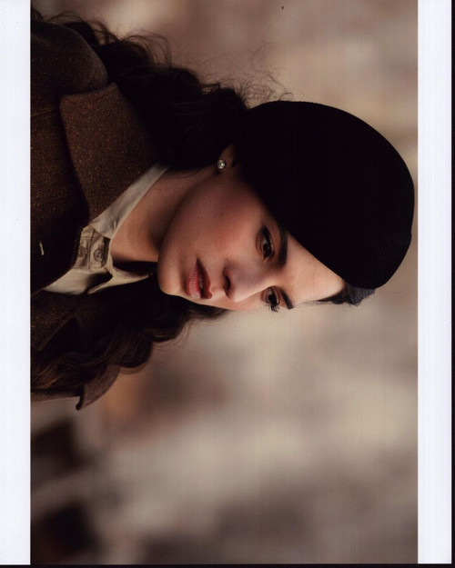 Melia Kreiling Wearing Jacket And Beret In Company Of Heroes Photo Print