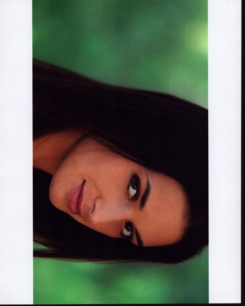 Andrea Gabriel Closeup Green Background Photo Print - Item # MVM55551