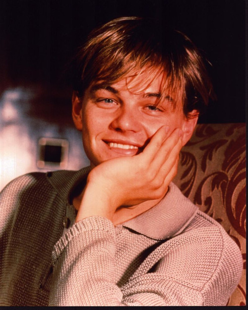 Leonardo Dicaprio Headshot In Tan Sweater Photo Print - Item # MVM56001