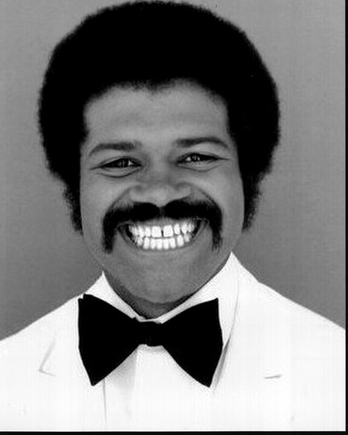 Ted Lange Smiling In Uniform For The Love Boat Black And White Photo Print