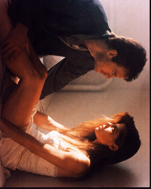 Michael Biehn And Linda Hamilton On Bed In Terminator 2: Judgment Day Photo Print