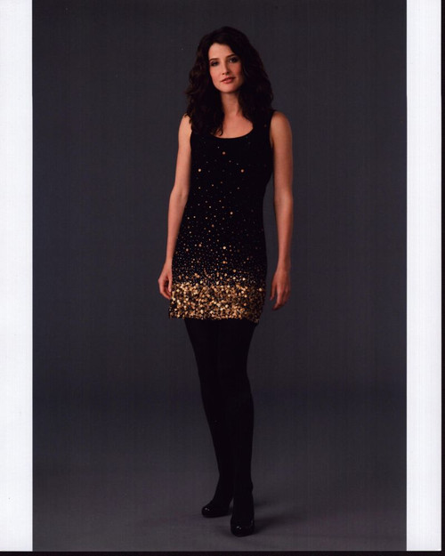 Cobie Smulders In Black And Gold Dress Photo Print - Item # MVM54866