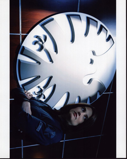 Cobie Smulders Arms Crossed In Front Of Shield Logo Photo Print - Item # MVM54864