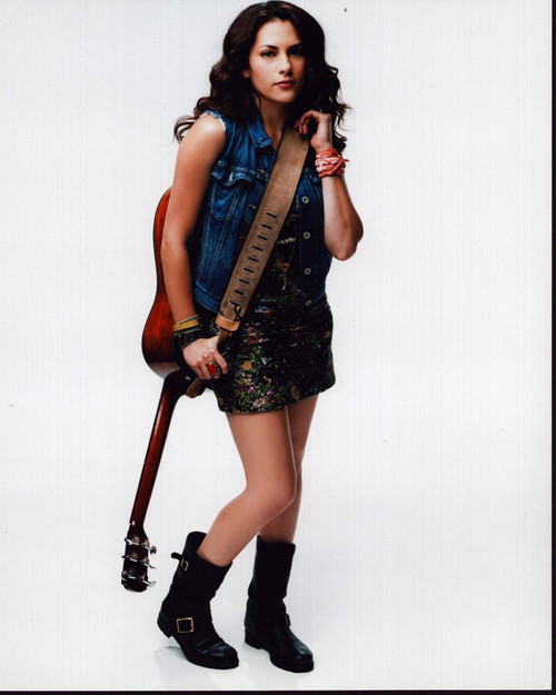 Inbar Lavi In Dress With Guitar Photo Print